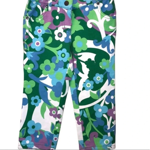 HANNA ANDERSSON EUC GIRLS CAPRI PANTS BOTTOMS SIZE 5 6 110 - Picture 2 of 6